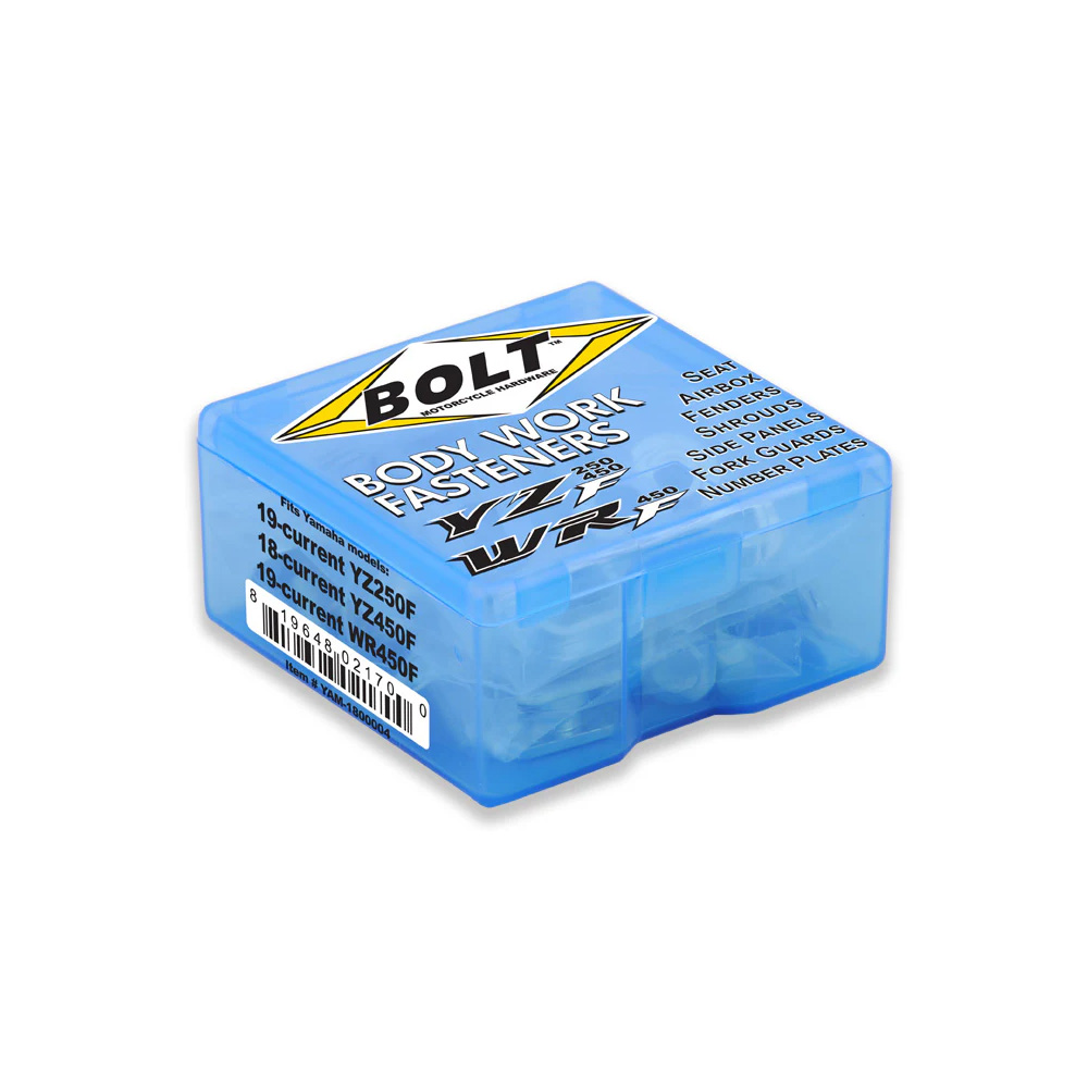 PLASTIC FASTENER KIT YAMAHA YZ250F 24-26, YZ450F 23-26, YZFX/WRF250 25-26, YZFX/WRF450 24-26 (R)